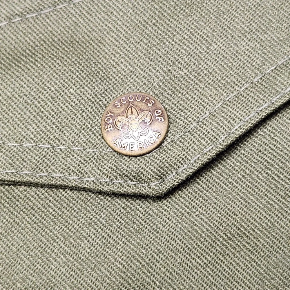 Boy Scouts of America BSA Green Official Uniform Cargo Shorts Mens 38 Scouting